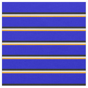 Muster Orange, Lavendel, Schwarz und Blau Streifen Stoff