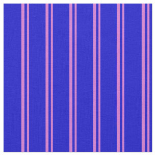 Muster Orchid & Blue Lines Stoff