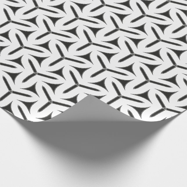 Muster-Papier für Gothic Blades Geschenkpapier (Ecke)