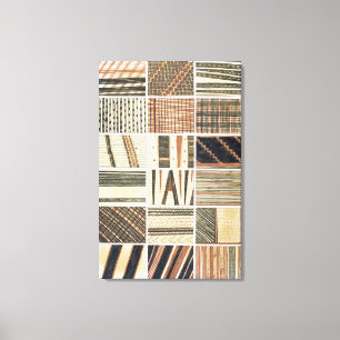 Muster polynesischer Tapa aus Cook Leinwanddruck