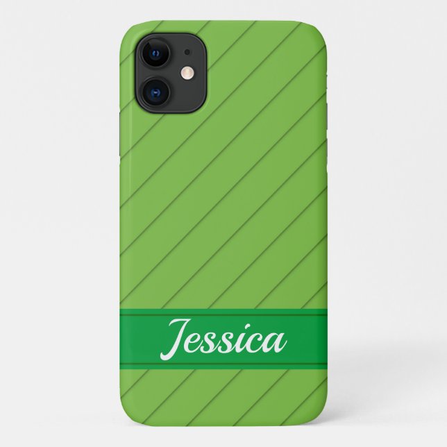 Muster Print mit Name Case-Mate iPhone Case (Rückseite)