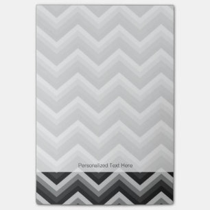 Muster Retro Zick-Zack-Chevron Post-it Klebezettel
