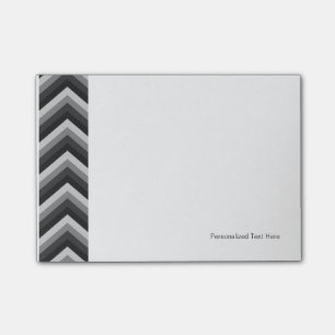 Muster Retro Zick-Zack-Chevron Post-it Klebezettel