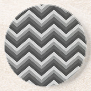 Muster Retro Zickzack-Chevron Getränkeuntersetzer