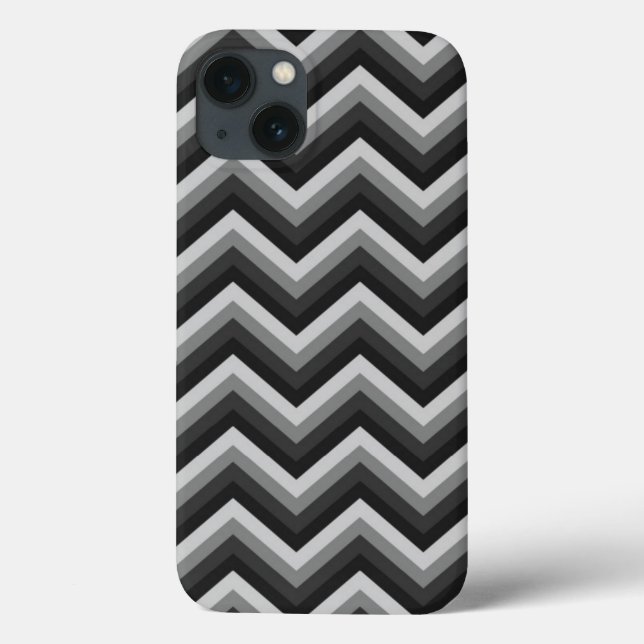 Muster Retro Zig Zag Zickzack Case-Mate iPhone Hülle (Rückseite)