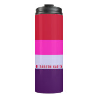 Muster Rot, Rosa und Lila Streifen