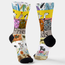 Muster-Socken für Hunde und Katzen