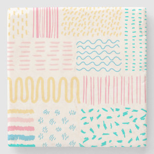 Muster Steinuntersetzer