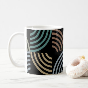 Muster Stilvoll modern - geometrisch Vintag Kaffeetasse