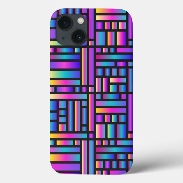 Muster Stilvoll modern - geometrischer Tartan der  Case-Mate iPhone Hülle (Rückseite)