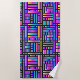 Muster Stilvoll modern - geometrischer Tartan der Strandtuch