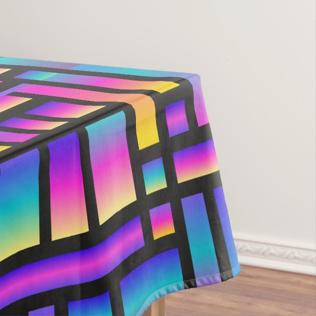 Muster Stilvoll modern - geometrischer Tartan der  Tischdecke (Beispiel)