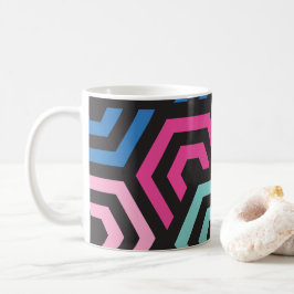 Muster Stilvoll modern - Mode geometrisch farbig Kaffeetasse