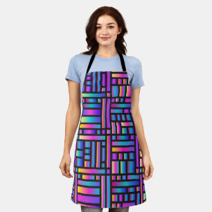 Muster Stilvoll Modern- Mode Geometrisch Tartan Schürze