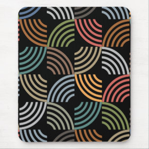 Muster Stilvoll Modern- Mode Geometrisch Vintage Mousepad