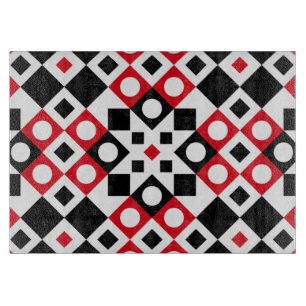 Muster Stilvoll moderne geometrische Vintage Schneidebrett