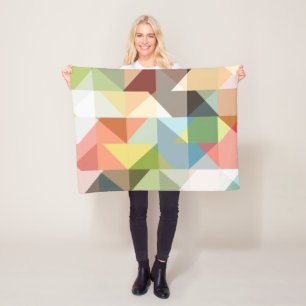Muster Stilvolle Mode Geometric Vintag Fleecedecke