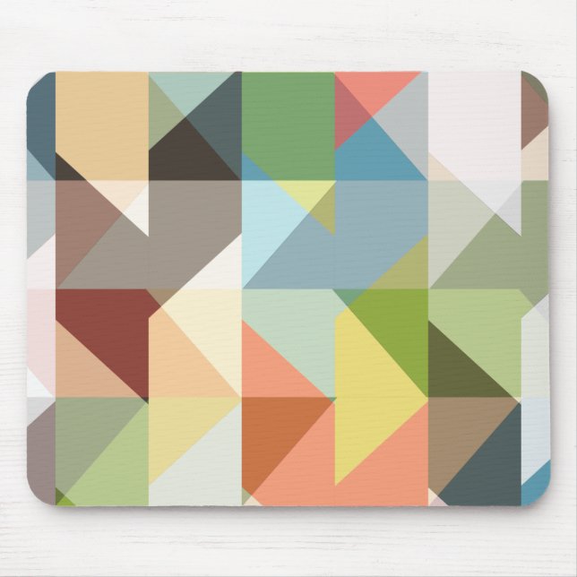 Muster Stilvolle Mode Geometrisch Vintage Mousepad (Vorne)