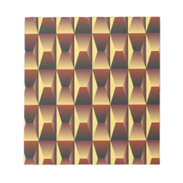 Muster Stilvolle Mode- Geometrische Moderne Elegan Notizblock