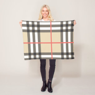 Muster Stilvolle Schottische Geometrische Mode Fleecedecke