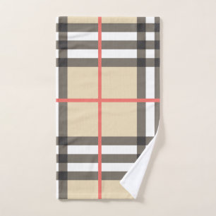 Muster Stilvolle Schottische Geometrische Mode Handtuch