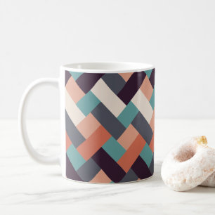 Muster Stylische Mode - Geometrisch Modern Vintage Kaffeetasse