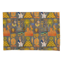 Muster Symbol antiker ägyptischer Hieroglyphus Kissenbezug