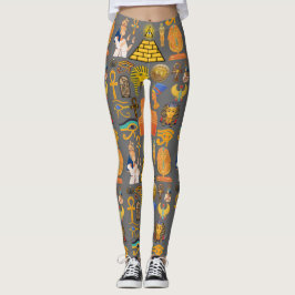 Muster Symbol antiker ägyptischer Hieroglyphus Leggings