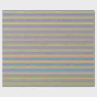Muster Tan und Light Slate Gray Streifen Geschenkpapier