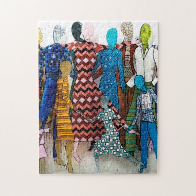 Muster tanzen barfuß puzzle (Vertikal)