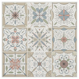 Muster Tile Mosaik Stoff