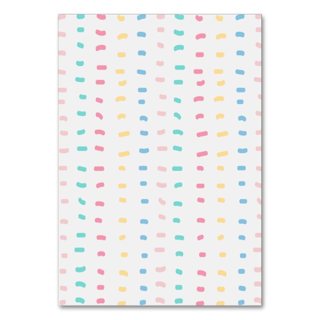 Muster Tischnummer (Vorderseite)