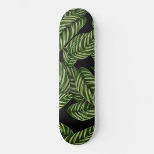 Muster tropischer Blätter Skateboard