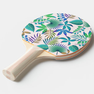 Muster tropischer Blätter Tischtennis Schläger