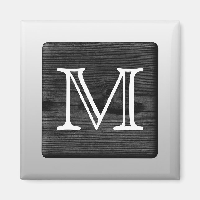 Muster und benutzerdefinierte Buchstaben gedruckt. Magnet (Vorne)