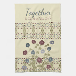 Muster und Blumenzauber Geschirrtuch