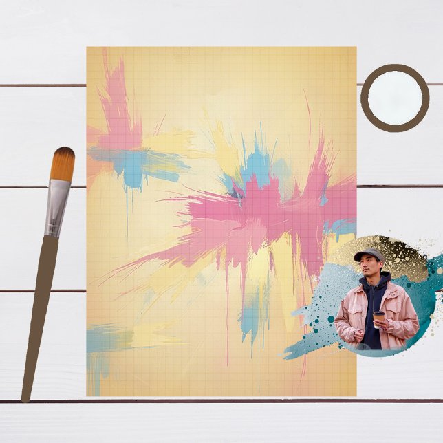 Muster und Farben Graph Scrapbook Paper (Von Creator hochgeladen)