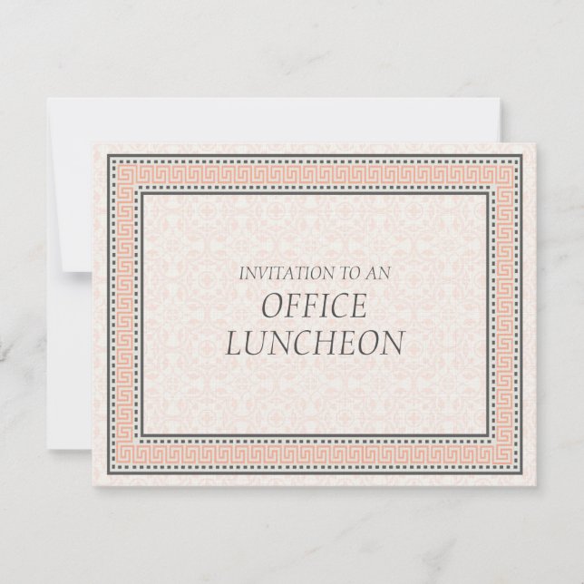 Muster und Grenzen 1 Einladung zum Mittagessen (Vorderseite)