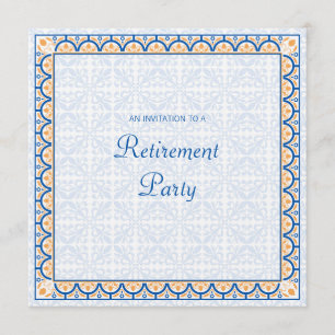 Muster und Grenzen 2 Party Einladung für die Alter