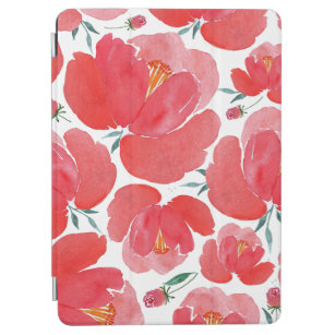 Muster und iPad Hüllen für rote Blume