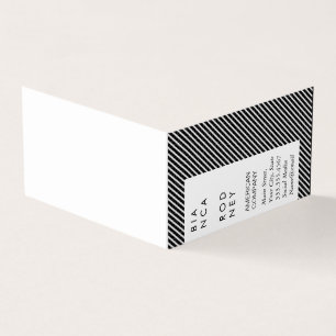 Muster und Streifen drehen Visitenkarten