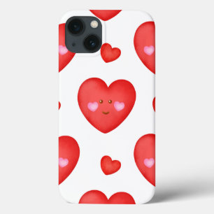Muster Valentine Hintergrund mit Herz-Liebe Case-Mate iPhone Hülle