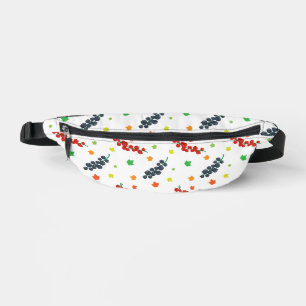 Muster von Beeren, Rotzbeeren, Blaubeere, Obst Bauchtasche