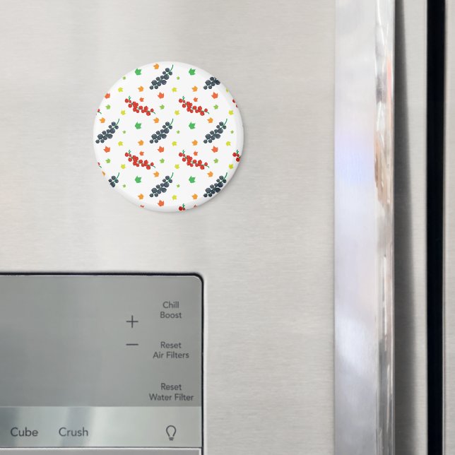 Muster von Beeren, Rotzbeeren, Blaubeere, Obst Magnet (In Situ (Kühlschrank))