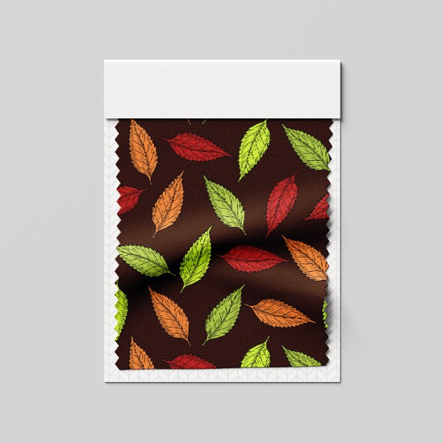 Muster von Blätter, farbenfrohe Blätter, Herbstblä Stoff (Von Creator hochgeladen)