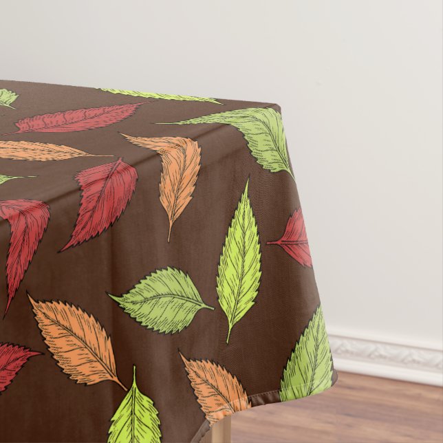 Muster von Blätter, farbenfrohe Blätter, Herbstblä Tischdecke (Beispiel)