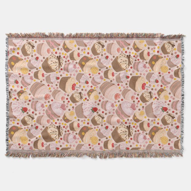 Muster von den feierlichen kleinen Kuchen Decke (Vorderseite)