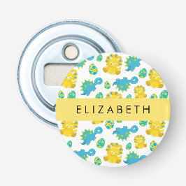 Muster von Dinosauriern, Niedliche Dinosaurier, Ih Flaschenöffner