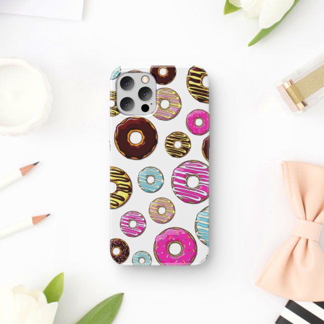 Muster von Donuts, farbenfrohe Donuts, Sprinklen Case-Mate iPhone Hülle (Von Creator hochgeladen)