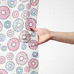 Muster von Donuts, rosa Donuts, blaue Donuts Schal<br><div class="desc">Niedlich,  lustig und ansprechend mit rosa und blauen Donuts. Modernes und trendiges Geschenk,  perfekt für den Donut Liebhaber in Ihrem Leben.</div>